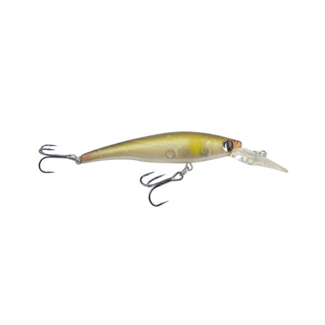 Bass angler using Cultiva Rip’n Minnow 65 jerkbait