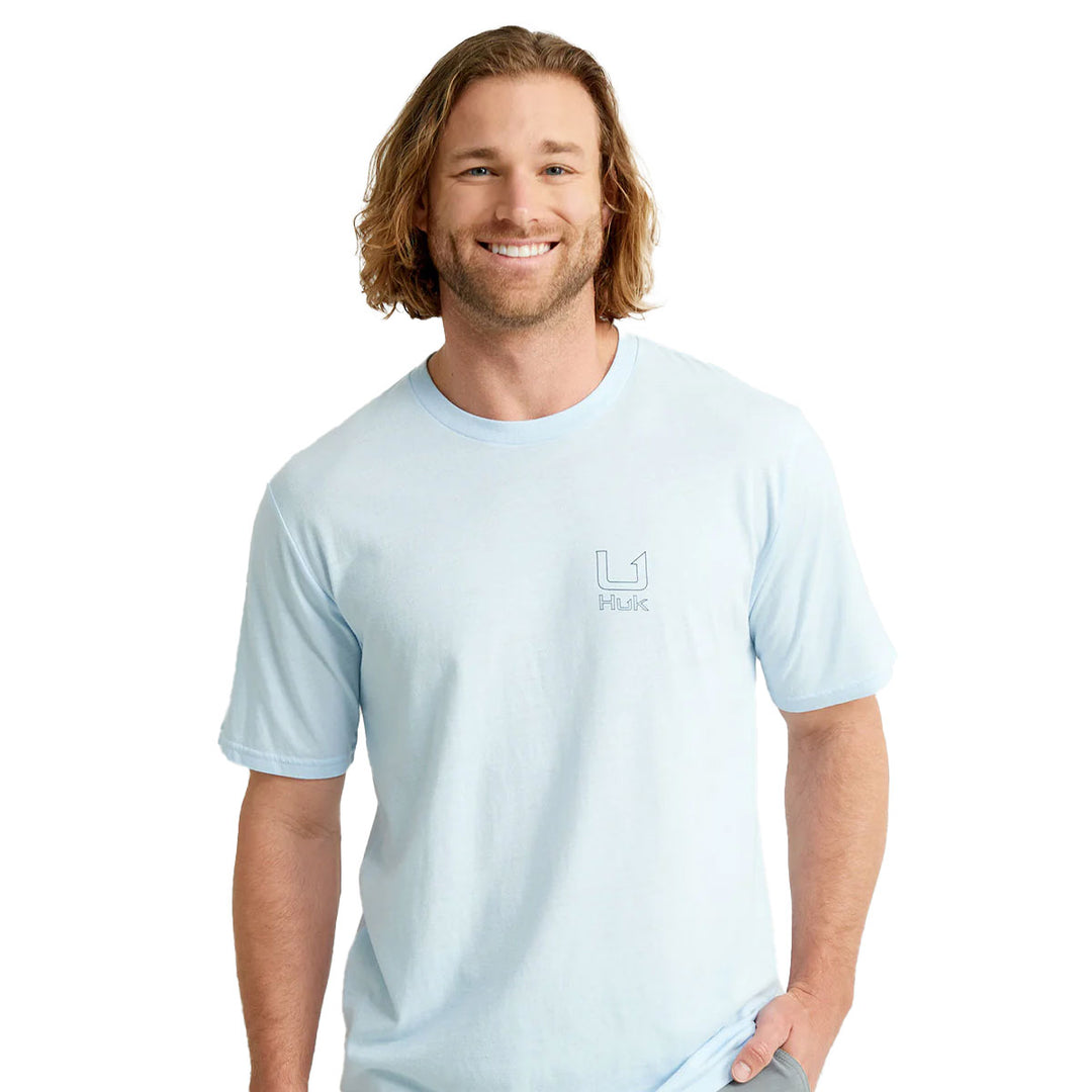 Huk fishing shirt Salute tee mens