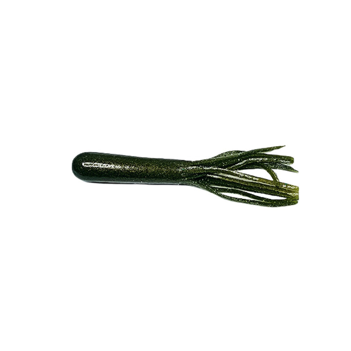 Secret Lures Stupid Tube rigged weedless for bass fishing in heavy cover