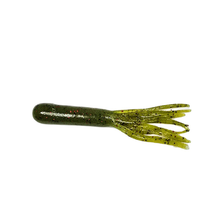 Secret Lures Stupid Tube rigged weedless for bass fishing in heavy cover