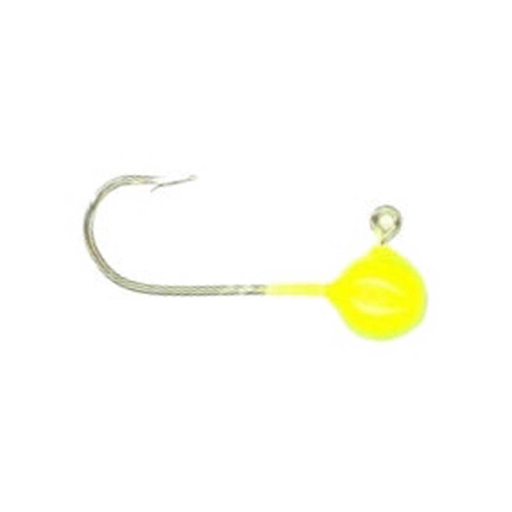 Slider Round Panfish Jighead_Chartreuse