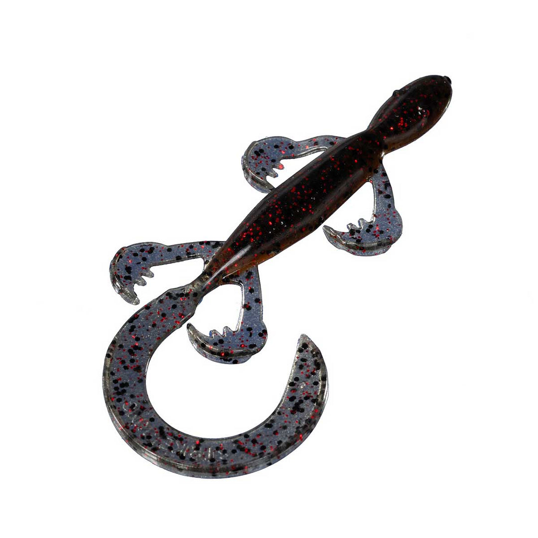 Strike King Rage Lizard soft plastic bait with Rage Tail appendages for Texas rig and spring bass fishing