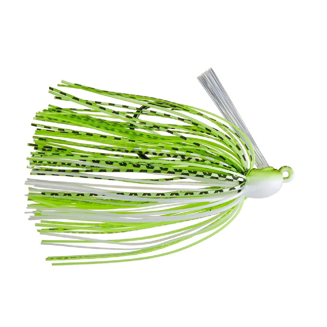 Lifelike Riot Baits Minima Swim Jig in natural water setting