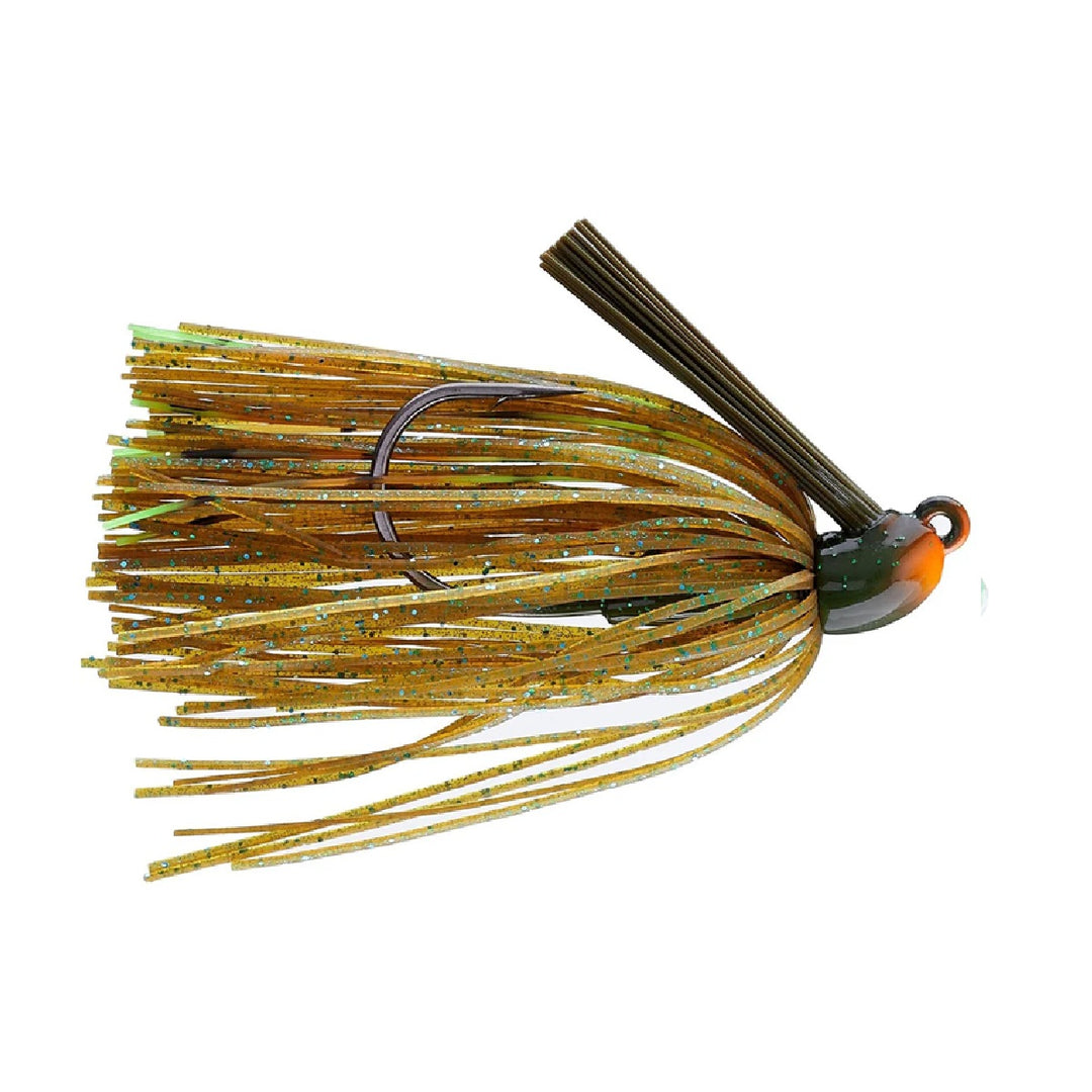 Lifelike Riot Baits Minima Swim Jig in natural water setting