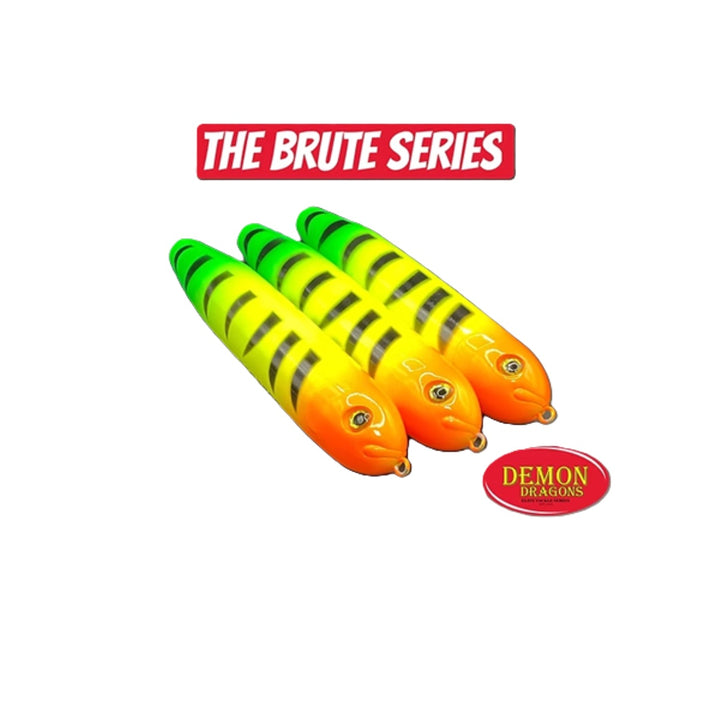 The Brute Series Demon Dragons rattle float close-up