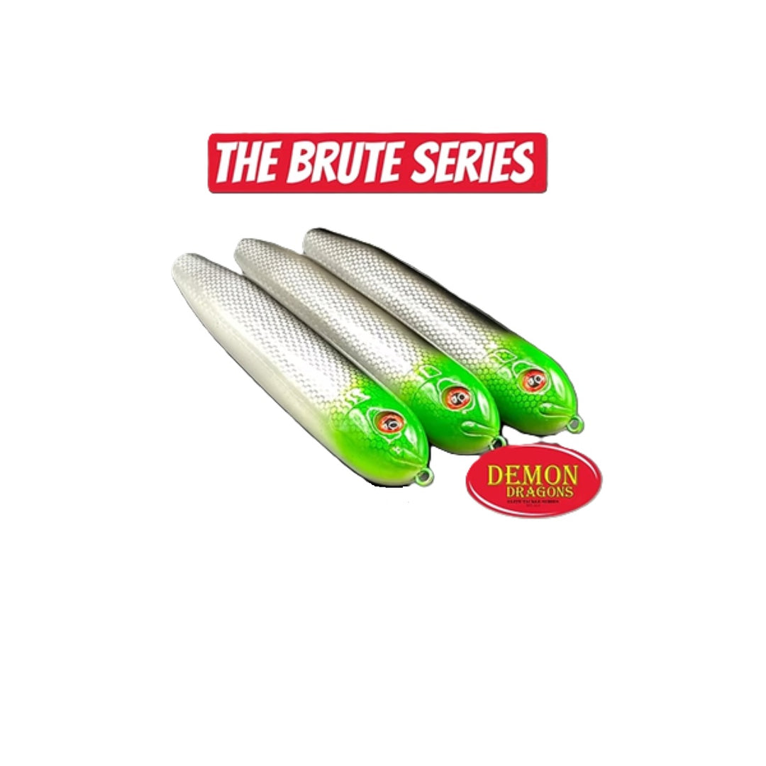 The Brute Series Demon Dragons rattle float close-up