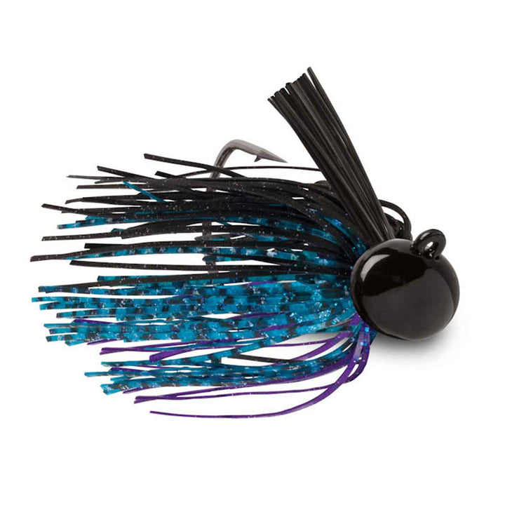Terminator Weedless Football Jig bass fishing lure with football head and weed guard