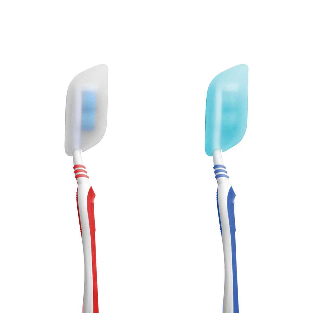 Silicone toothbrush covers for travel