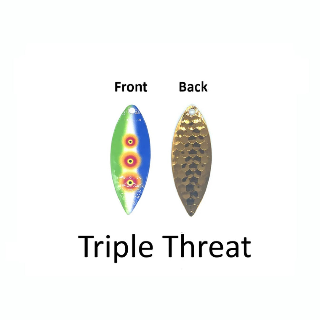 Walleye Nation Willow Blade - 3Pk/ Size 4