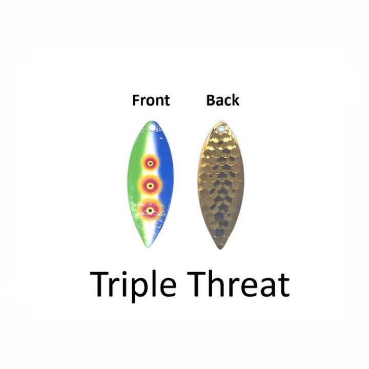 Walleye Nation Willow Blade - 3Pk/ Size 4