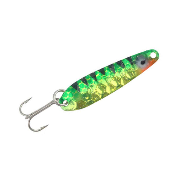 Wolverine Silver Streak Jr UV Anti PErch trolling spoon