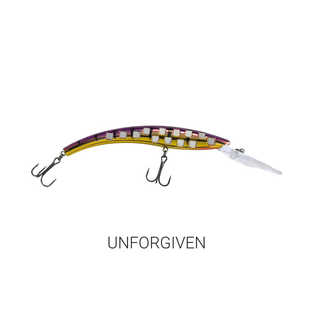 Reef Runner 800 Flash Series Lures – Deep Diving Crankbaits for Walleye and Game Fish in Unforgiven