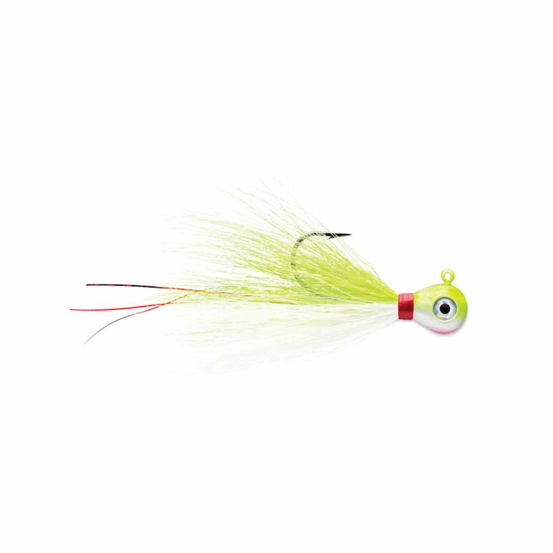 VMC Bucktail Jig in Chart White