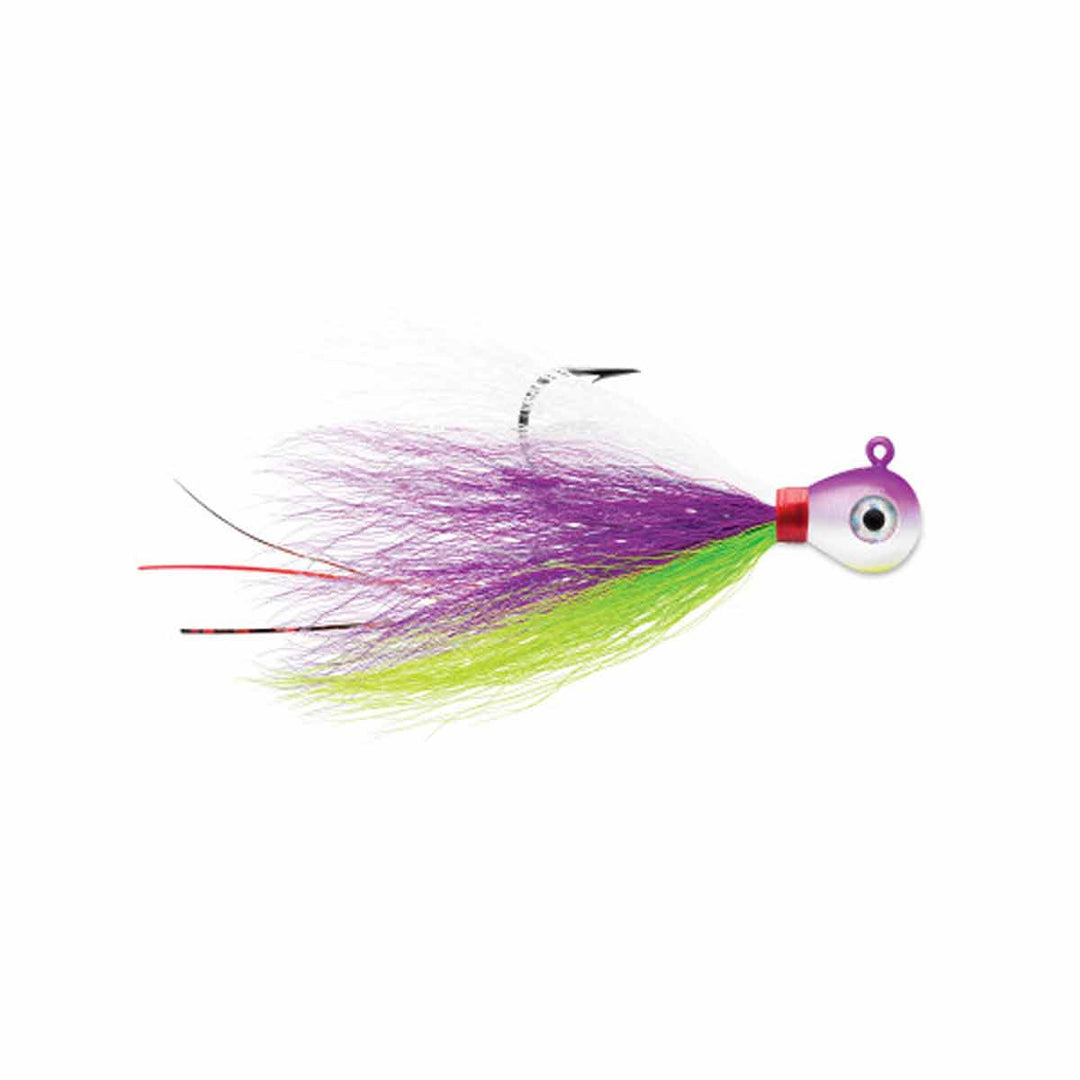 VMC Bucktail Jig in purple albino