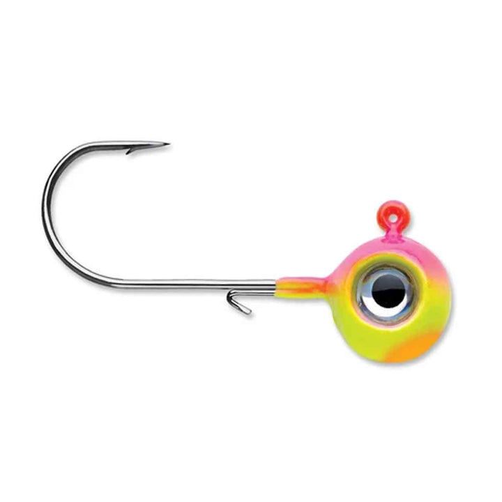 VMC Neon Moon Eye Jig Bubble Gum walleye jighead