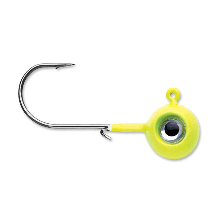 VMC Neon Moon Eye Jig Chartreuse walleye jighead
