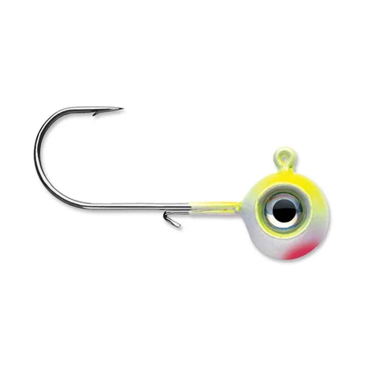 VMC Neon Moon Eye Jig Clown walleye jighead