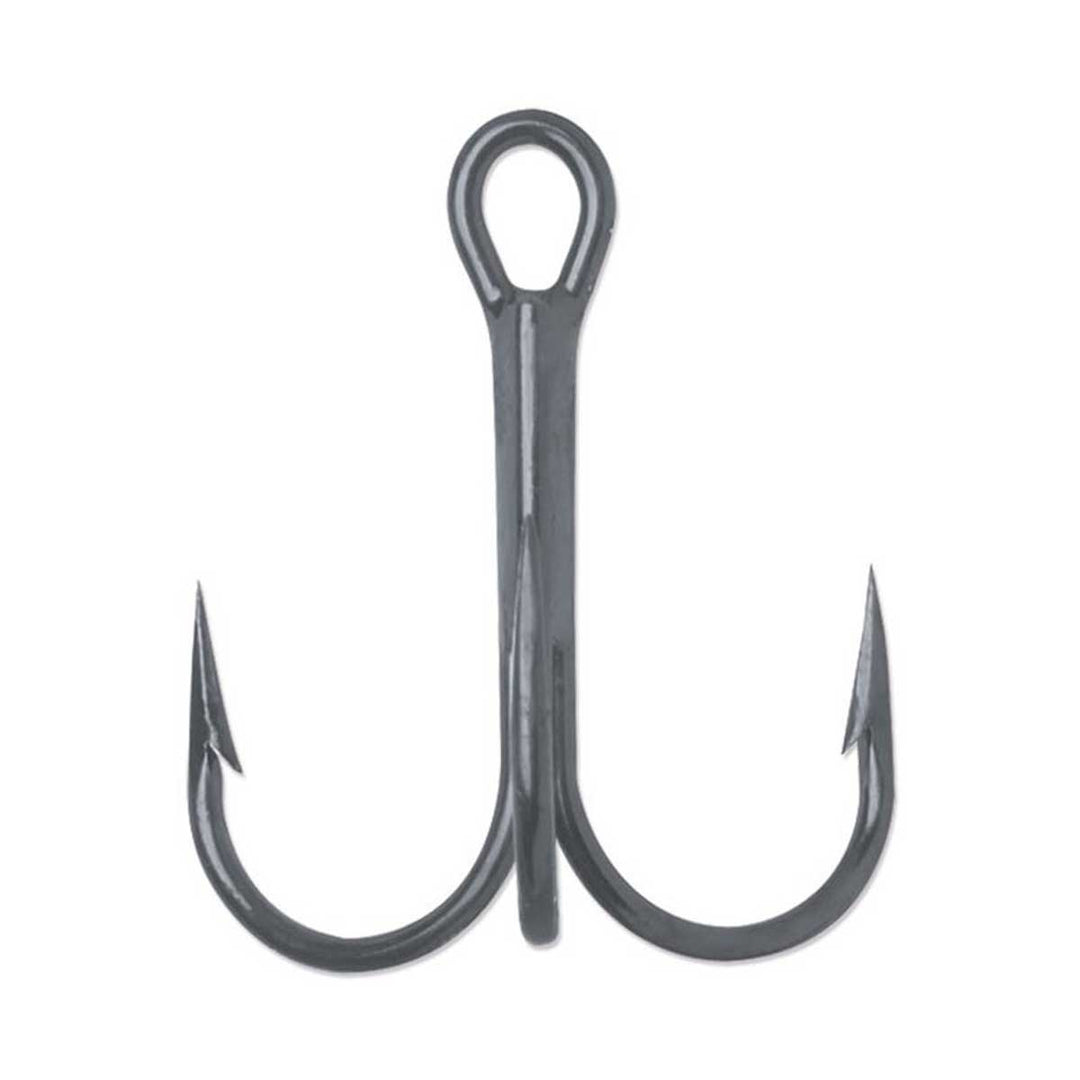 VMC Round Bend Treble 1X High-Carbon Steel Treble Hook
