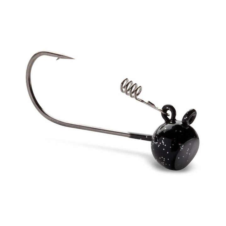 VMC Stand Up Shaky Head Jig – Flat-bottomed head with spiral locking spring and Vanadium steel hook