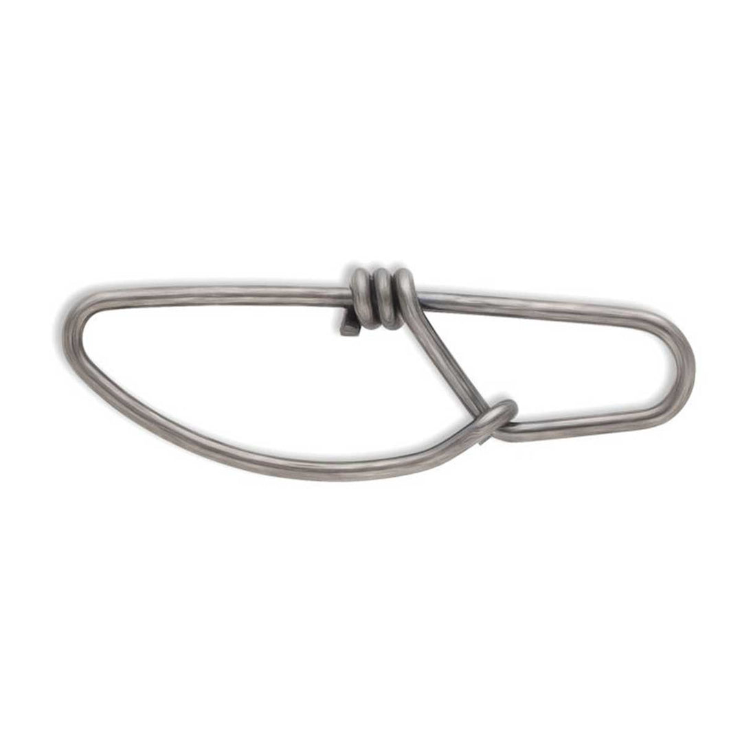 VMC Touch-Lok Snap stainless steel fishing snap with black nickel finish and secure locking system