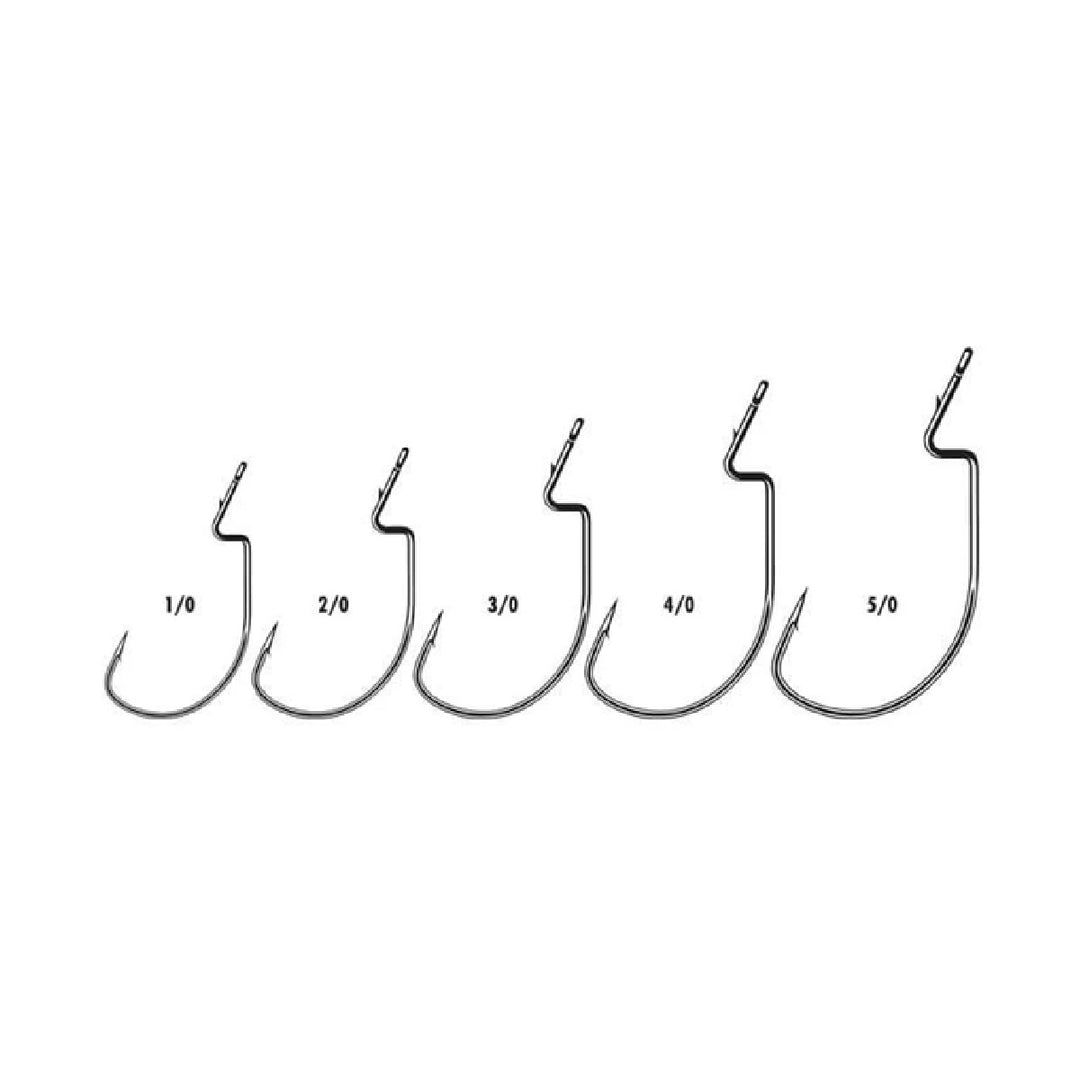 VMC XL Wide Gap Worm Hook close-up