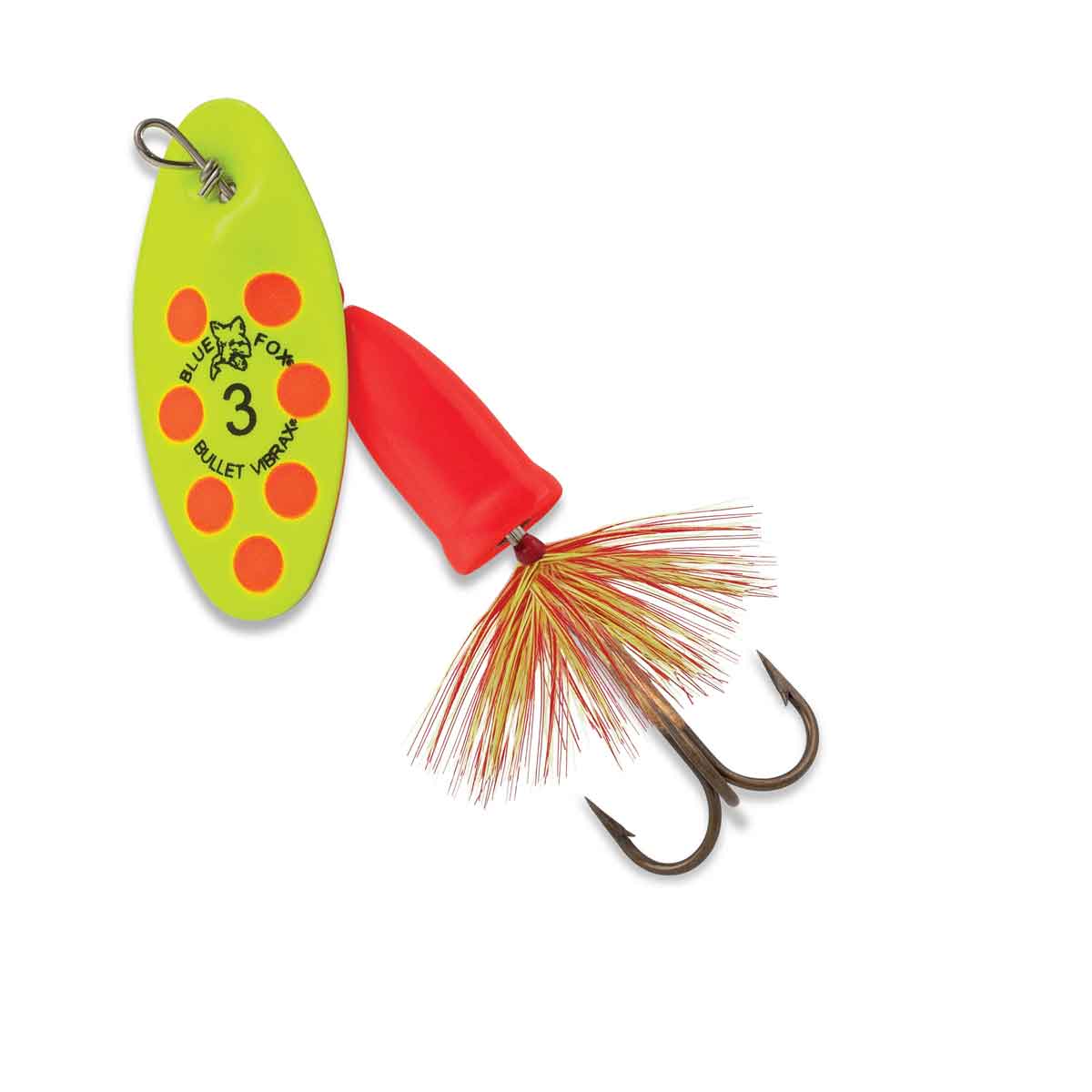 Vibrax Bullet Fly_Fluorescent Yellow/Fluorescent Red*