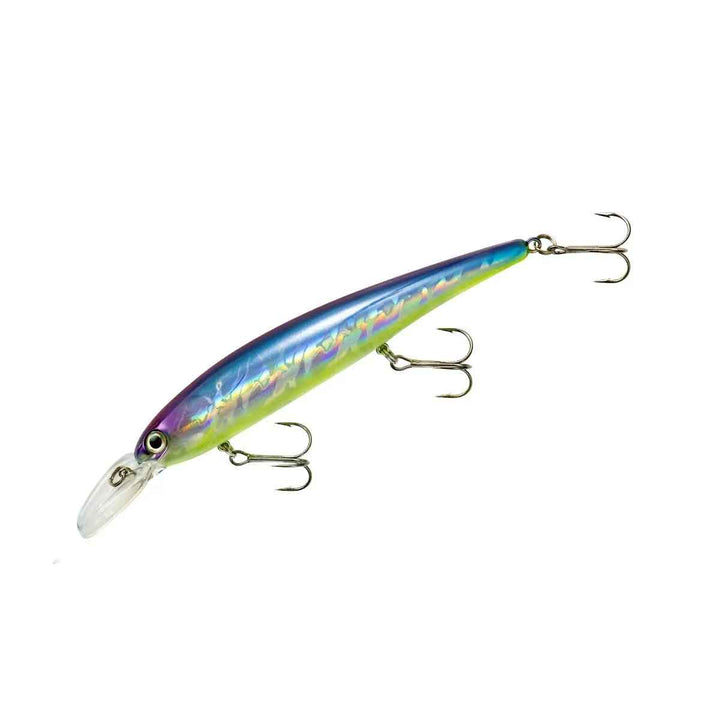 Bandit Walleye Shallow lure showing treble hooks and eye detail