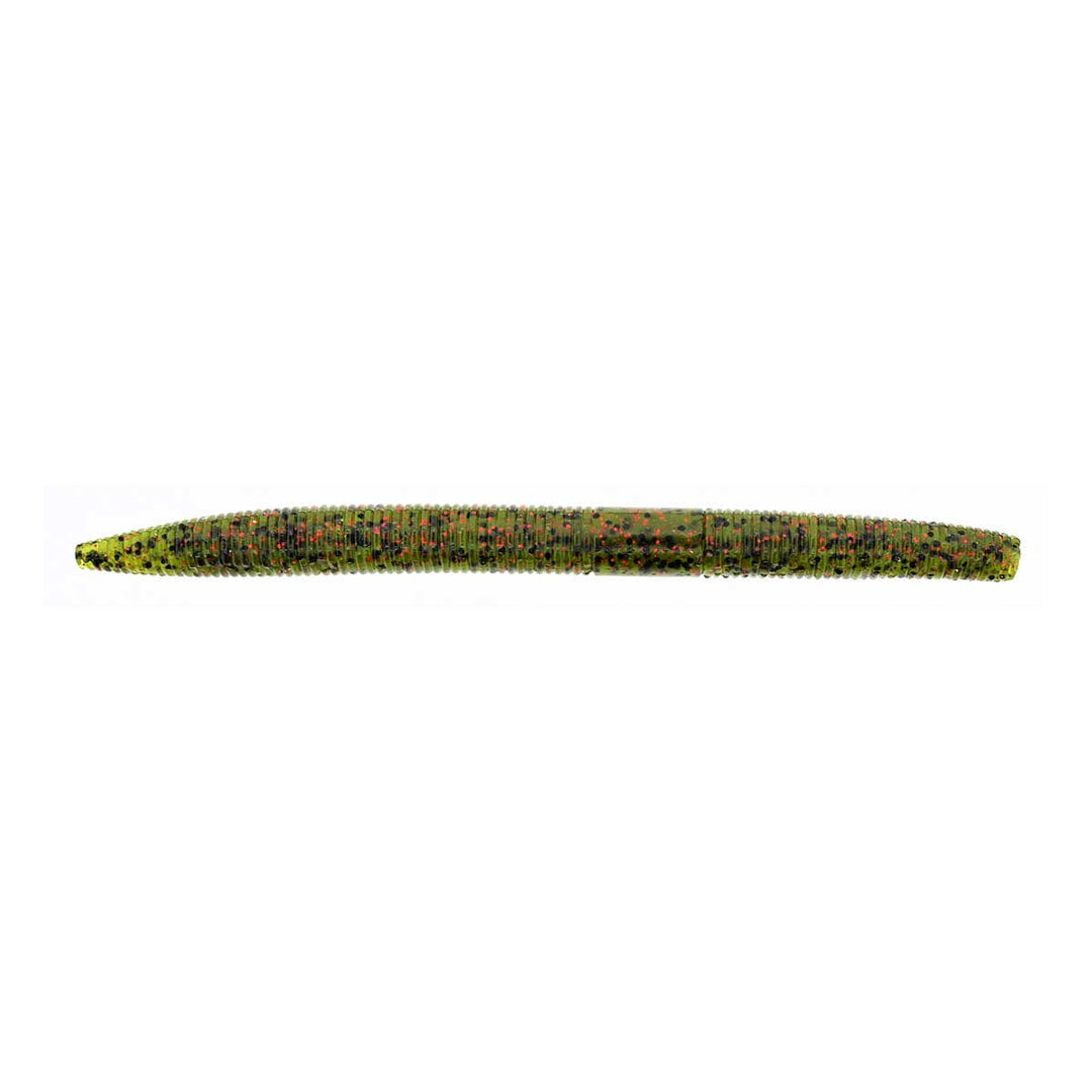 Gambler Fat Ace Worm soft plastic stickbait with bulky profile and BITE attractant for bass fishing