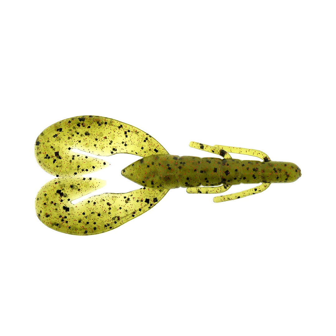 Action-ready Zoom Super Speed Craw with cupped claws