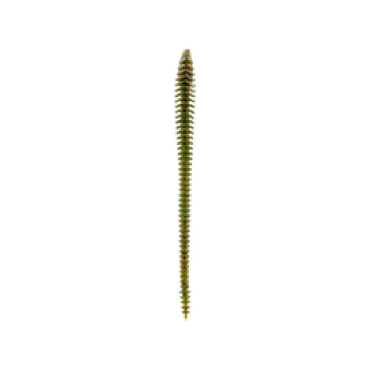 Ribbed body detail of Boosa 6.5 finesse worm