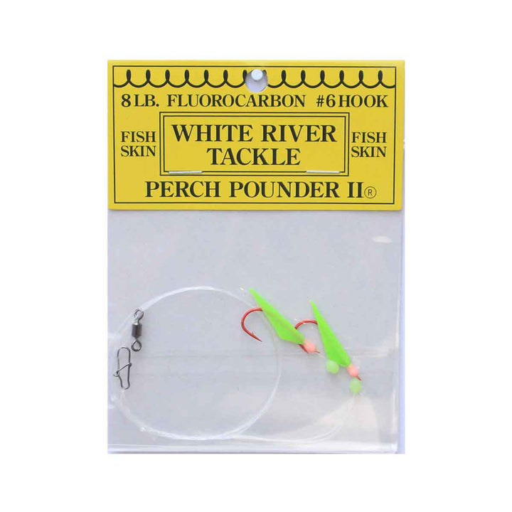 White River Tackle Perch Pounder II Glow Pink perch rig