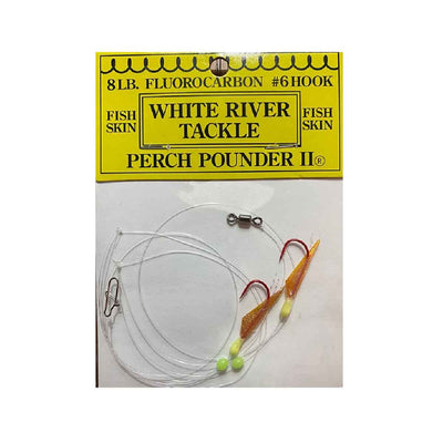 White River Tackle Perch Pounder II [Color] perch fishing rig