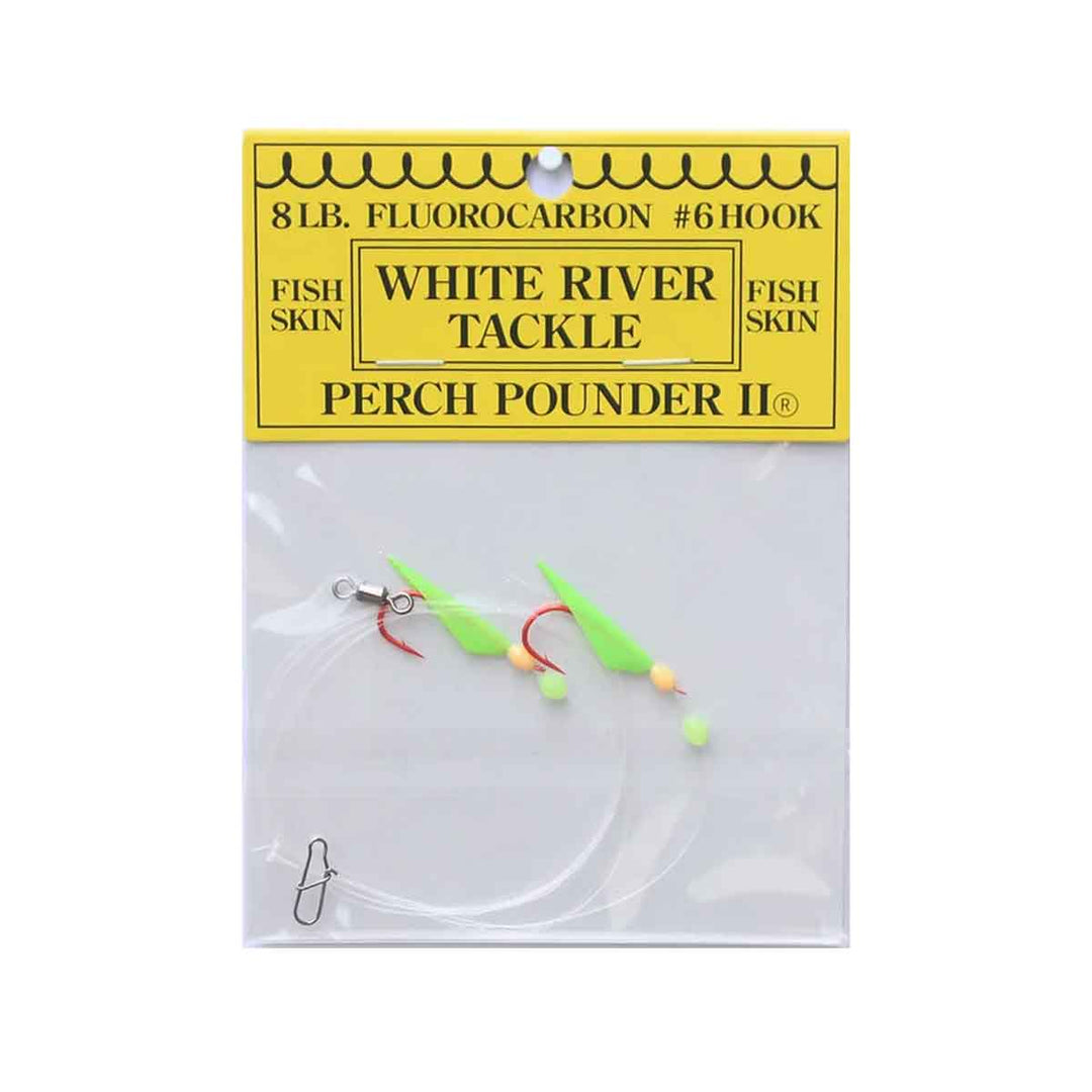 White River Tackle Perch Pounder II Glow Orange perch rig