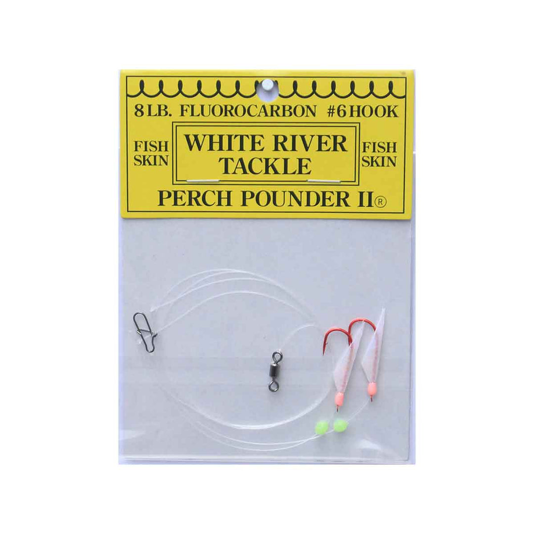 White River Tackle Perch Pounder II Pearl pink perch rig