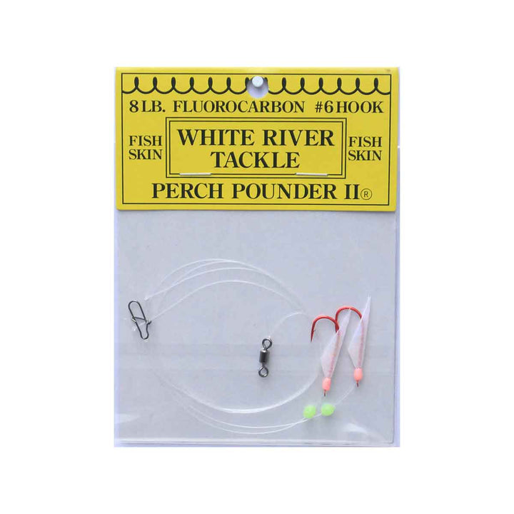 White River Tackle Perch Pounder II Pearl pink perch rig