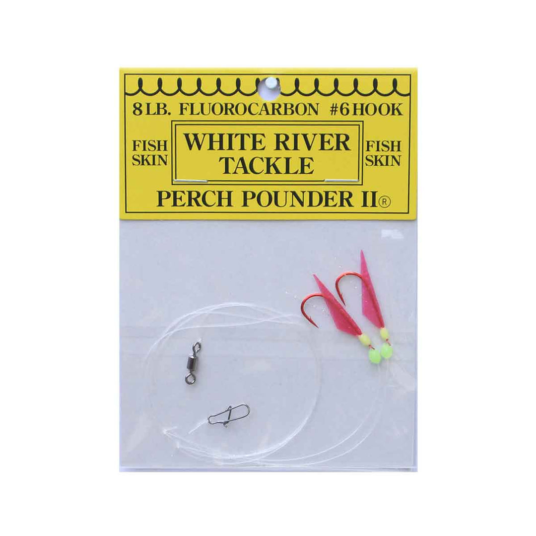 White River Tackle Perch Pounder II Pink chartreuse perch rig