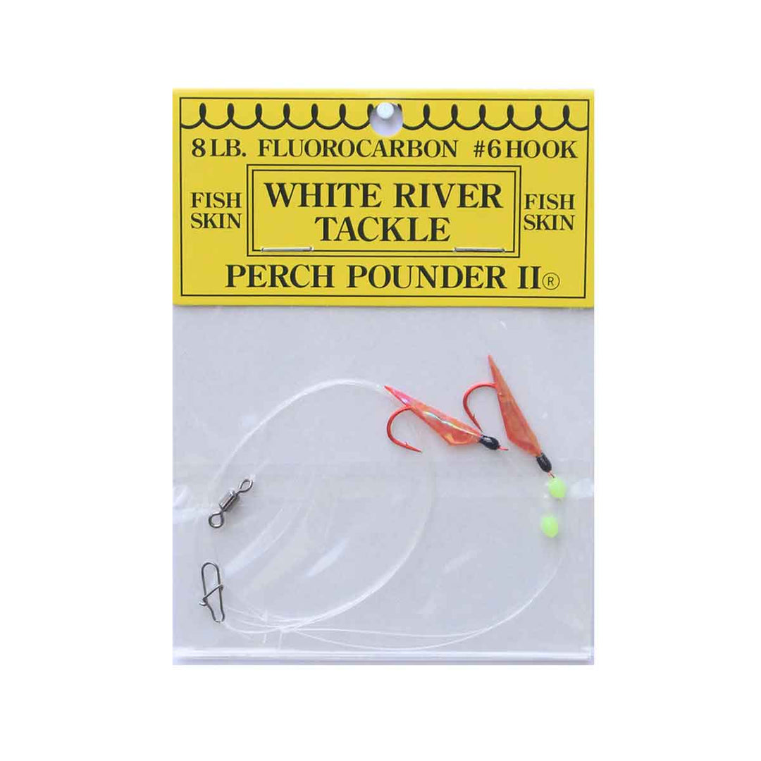 White River Tackle Perch Pounder II Red Black perch rig