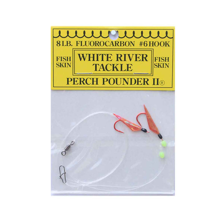 White River Tackle Perch Pounder II Red Black perch rig
