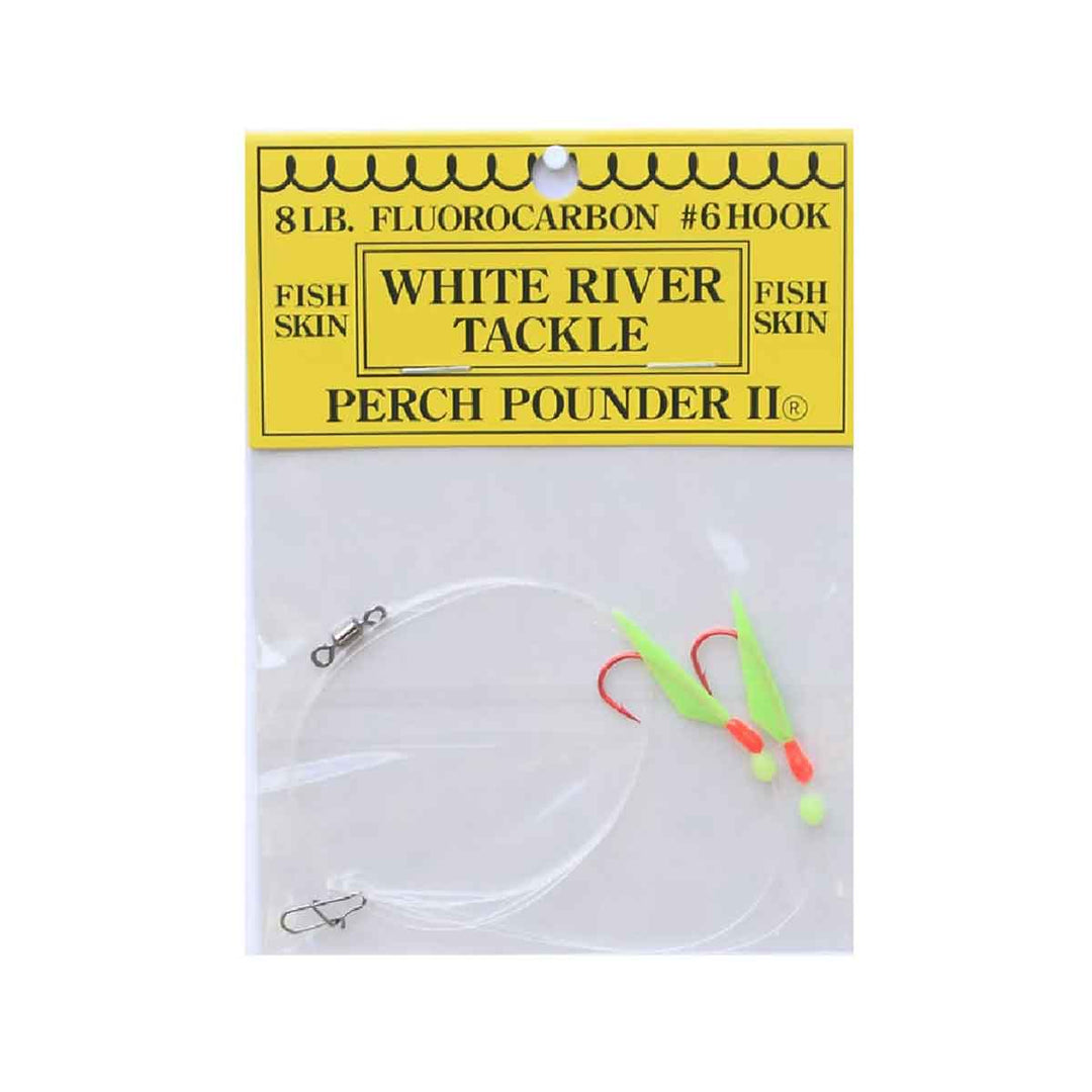 White River Tackle Perch Pounder II Glow Red perch rig