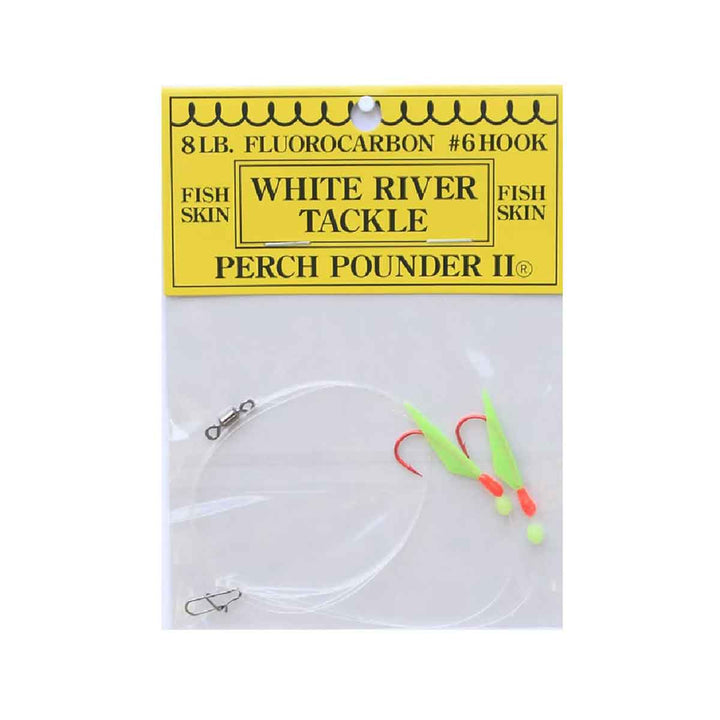 White River Tackle Perch Pounder II Glow Red perch rig