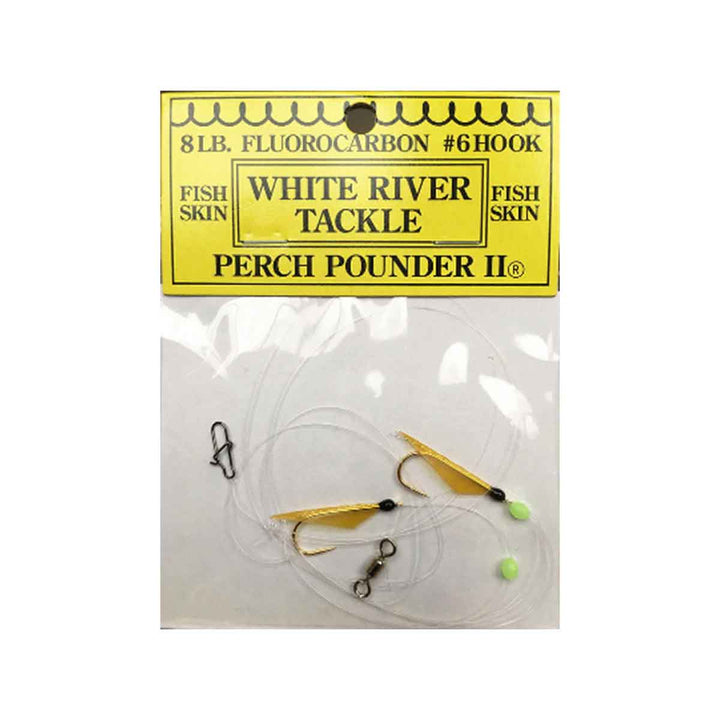 White River Tackle Perch Pounder II Gold Black perch rig