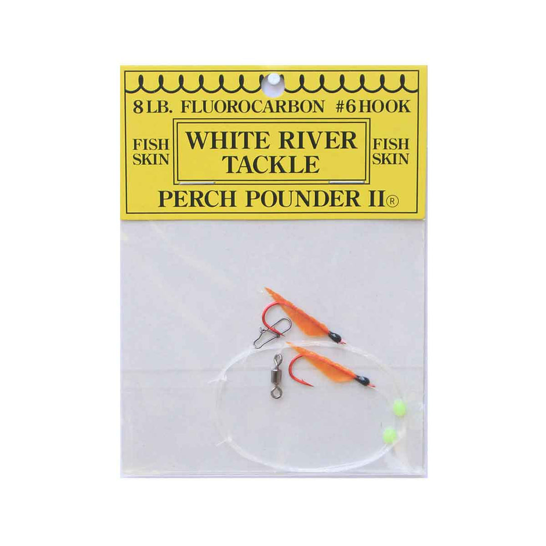 White River Tackle Perch Pounder II Orange Black perch rig