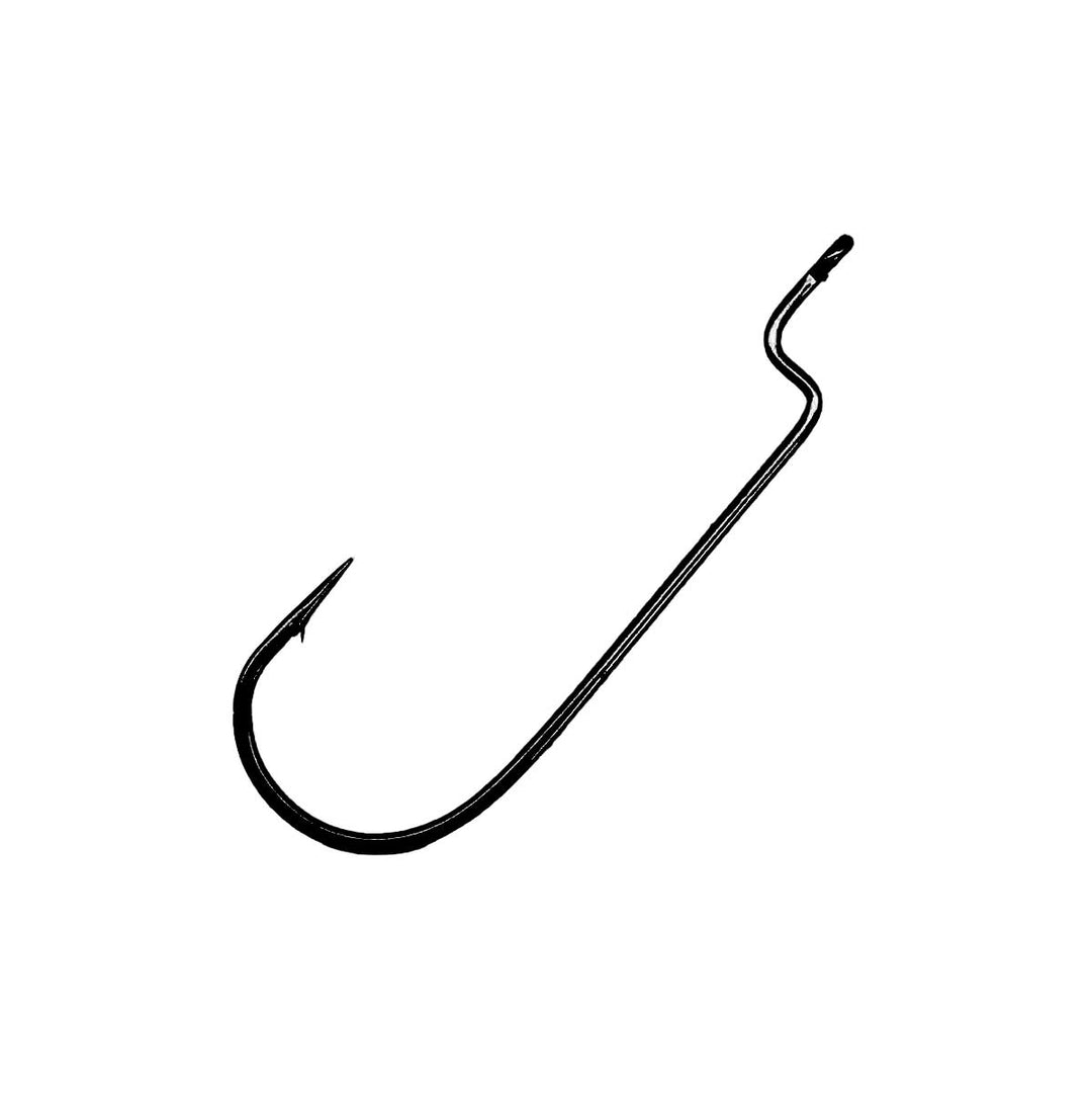 Gamakatsu Worm, Offset Shank, Round Bend Hook*