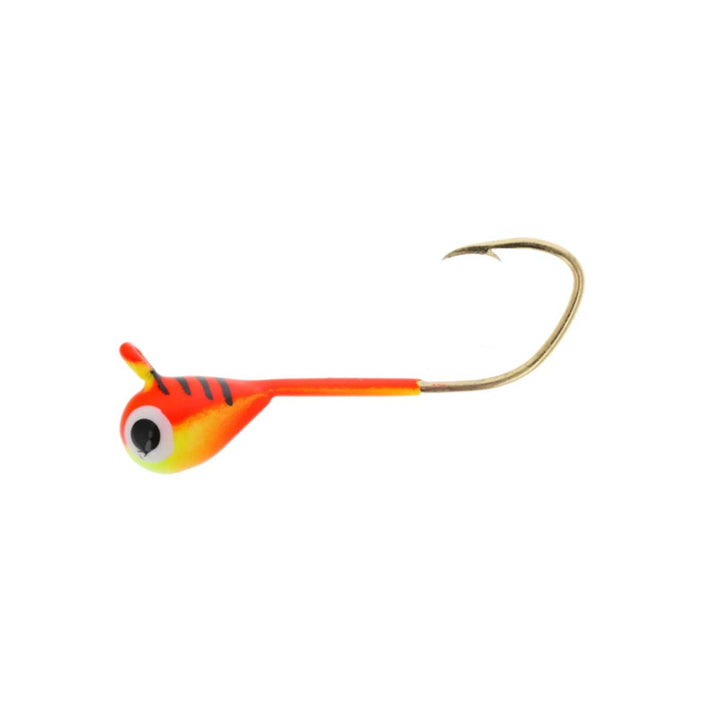 Eagle Claw Tungsten Tear Drop Long Shank Ice Jig  Yellow-Perch-UV