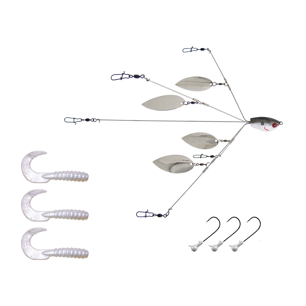 Yum YUMbrella Flash Mob Jr. Kit with swimbaits