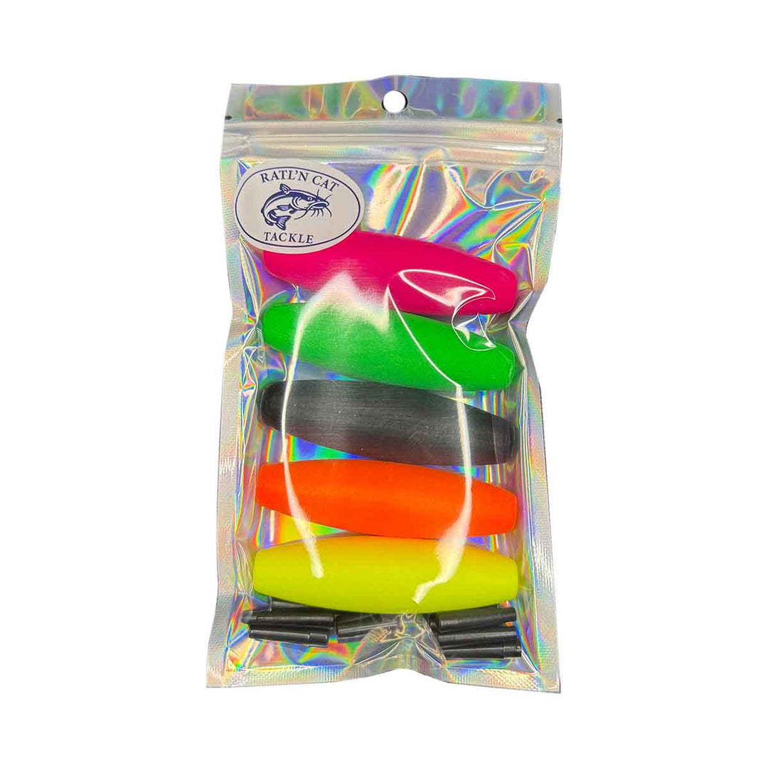 Ratl'N Cat Tackle assorted fishing floats for crawler harnesses and live bait rigs