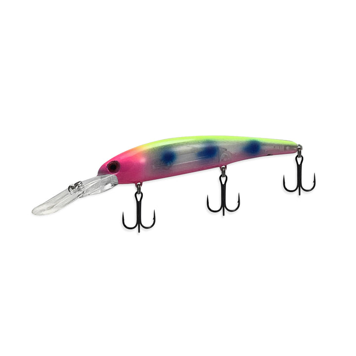 Domka Custom Bandit Walleye Deep crankbait with hand-painted finish for trolling deep-water walleye

