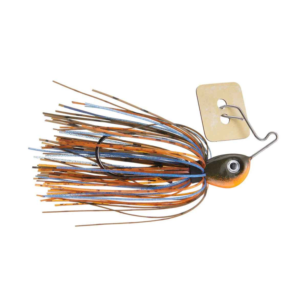 Pulse Fish Side Piece Bladed Jig Head with stainless-steel blade and premium bass fishing hook