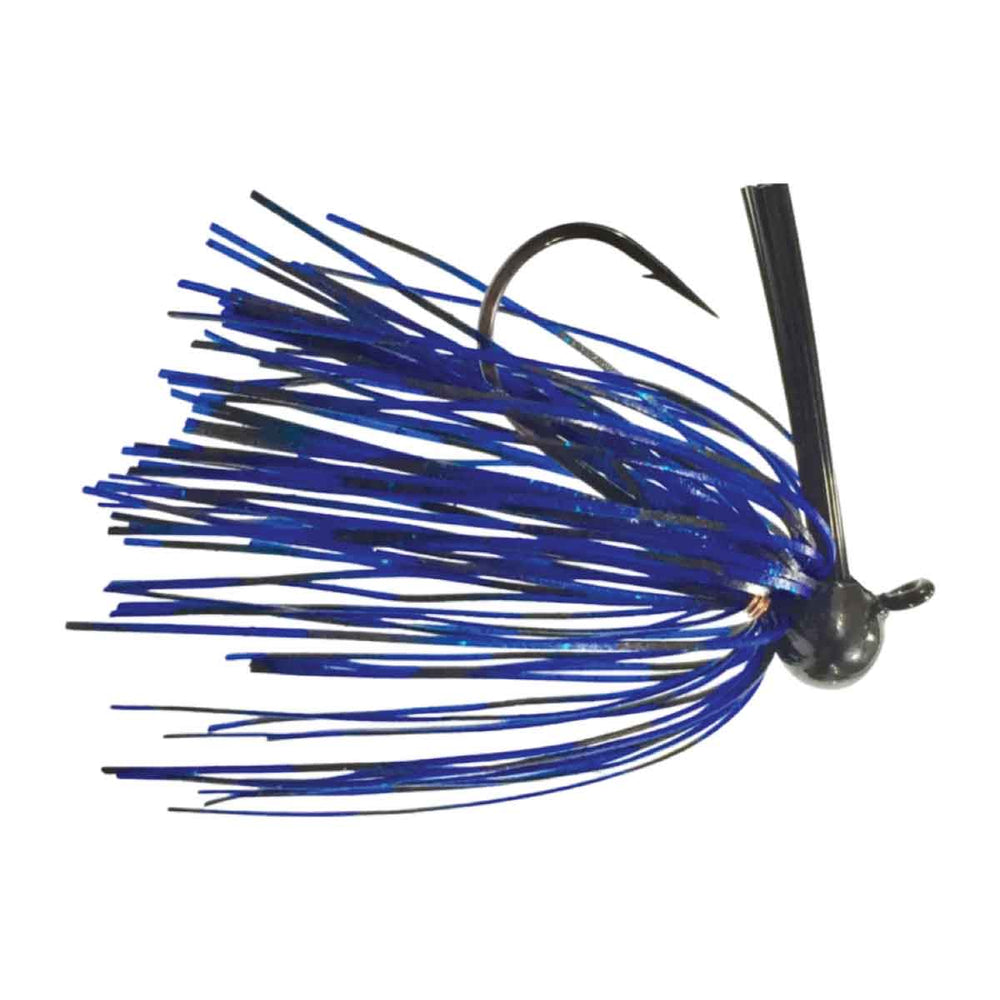 Contour Crawler Football Head Jig_Black Blue