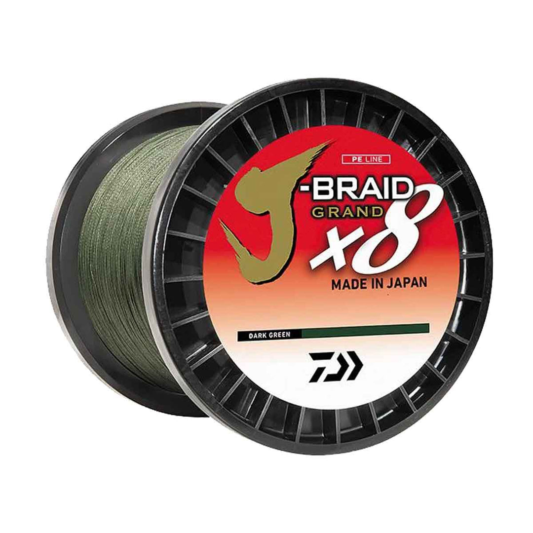 Daiwa J-Braid Grand x8 Dark Green braided fishing line